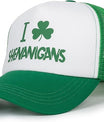 Shamrock Mesh Cap St. Patrick's Day Hat for Unisex Irish Green Baseball Cap Green Trucker Hat