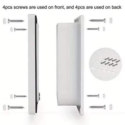 SmartTwo-Way Pet Door - Secure Cat & Dog Flap for Easy Entry & Exit