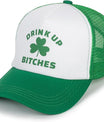 St.Patrick's Day-Baseball-Cap for Womens Mens - Shamrock-Adjustable Green-Irish-Party-Trucker-Hat