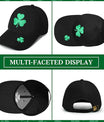 St. Patrick's Day Baseball Cap Shamrock Embroidered Hat Adjustable Clover Irish Hats for Men Women Accessories