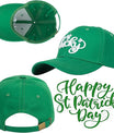 St. Patrick's Day Hat for Unisex Adjustable Cotton Baseball Ireland-St-Patrick's Shamrock Baseball Cap Green Trucker Hat