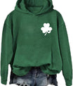 St Patricks Day Flag Shamrock Hoodie Irish Green Sweatshirt Shamrock American Flag Hoodie Ireland Sweatshirt