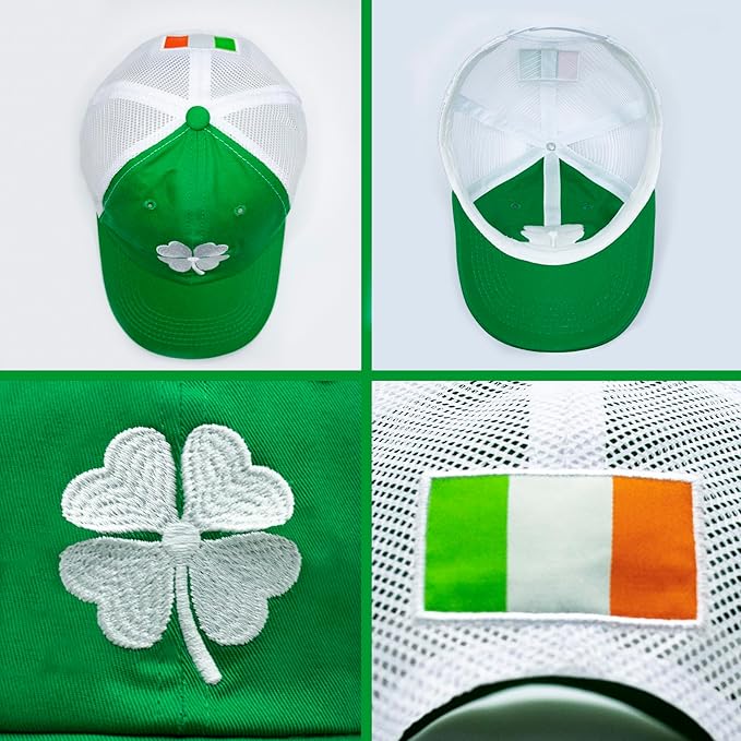 St Patricks Day Gifts St Patrick's Baseball Cap for Men Women Adjustable Shamrock Green Hat St Patrick Decor