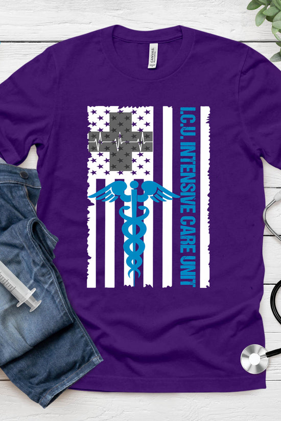 Icu Nurse Intensive Care Unit Staff T-Shirt
