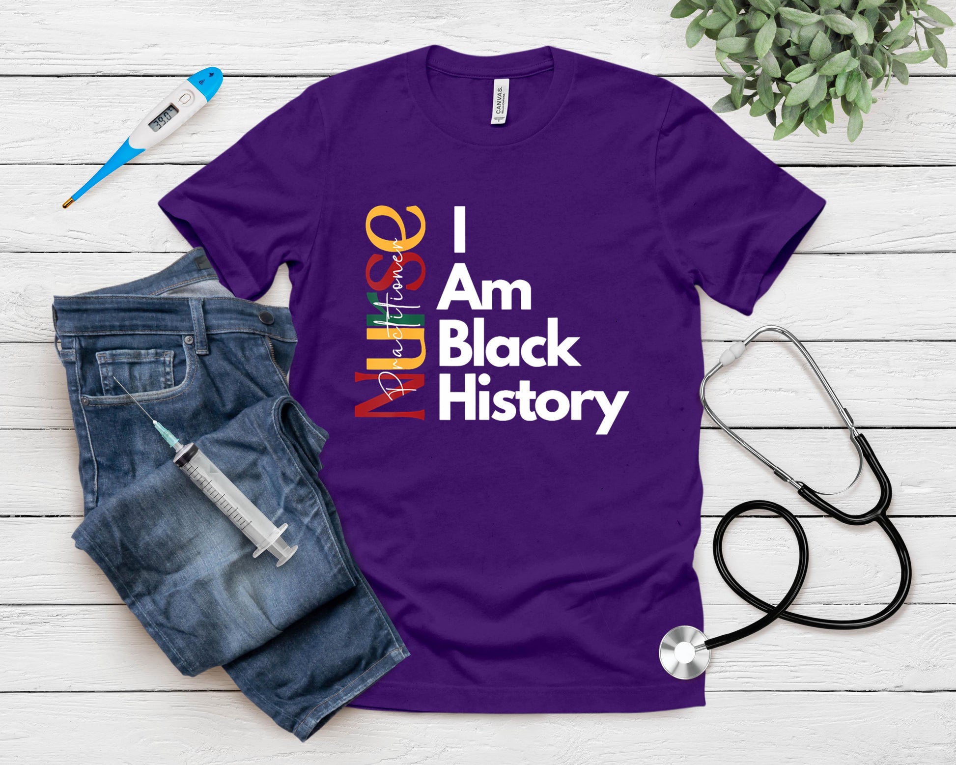 Nurse Practitioner I Am Black History T-Shirt