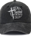 The Way The Truth The Life Baseball Cap for Men Women, Adjustable Cotton Embroidered Christian Jesus Hat