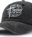 The Way The Truth The Life Baseball Cap for Men Women, Adjustable Cotton Embroidered Christian Jesus Hat