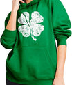 Unisex Mens Christmas Hoodie Women Patrick Day Irish Green Sweatshirt with Pocket