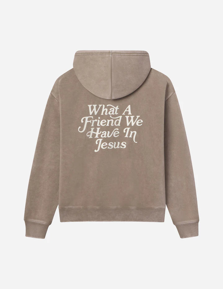 What a Friend in Jesus Brown Unisex Hoodie