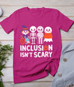 Inclusion Isn't Scary Slp Halloween Sped Teacher Ghost Mummy T-Shirt