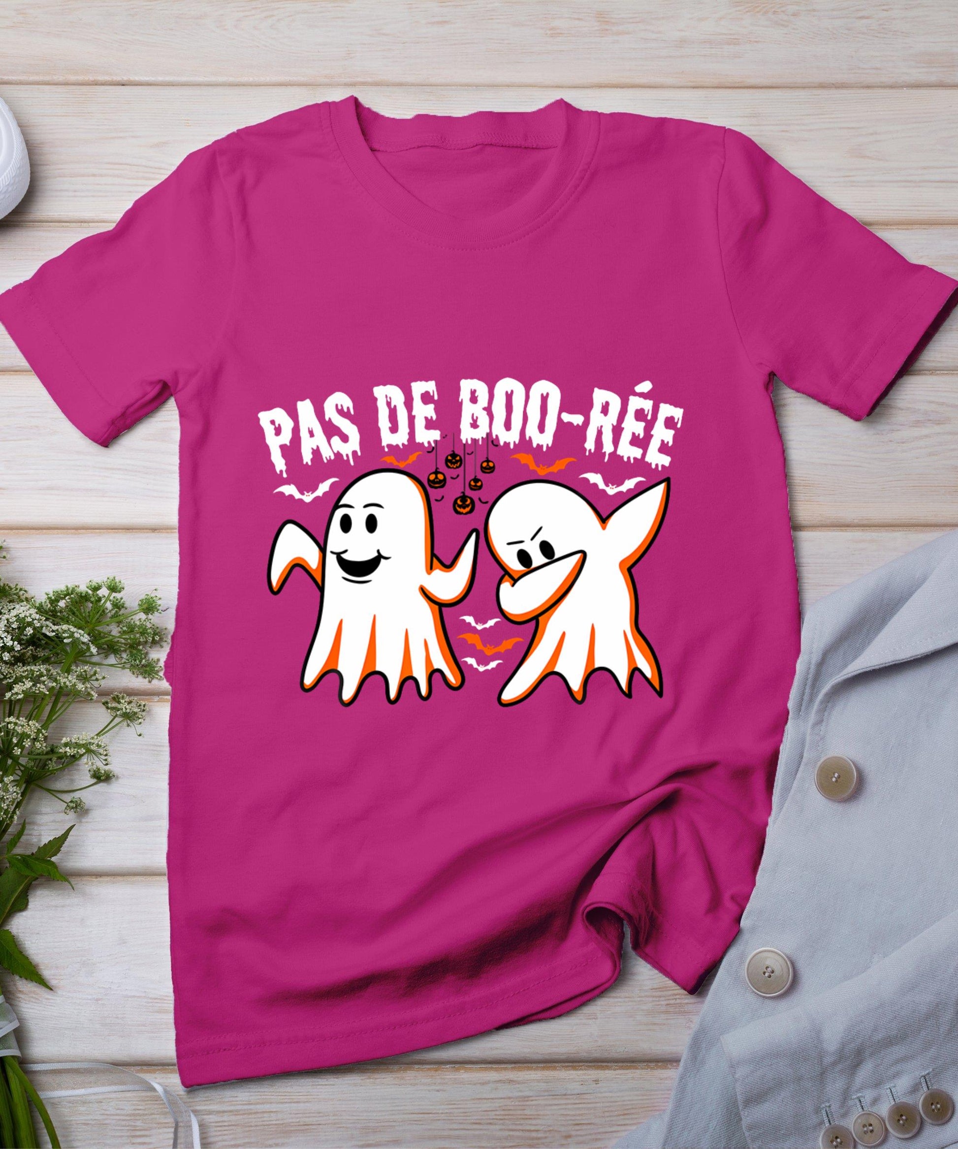 Pas De Boo-Re Ballet Ghosts Halloween Dance T-Shirt