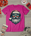 Santa Face Retro Sunglasses Christmas Xmas Men Women Kids T-Shirt