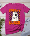 Groovy Spooky Nurse Retro Halloween Nurse Fall Scrub Women T-Shirt