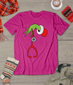 Nurse Christmas Stethoscope Nurses Xmas Pajamas Pjs Women T-Shirt