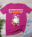 Funny Spooky Ghost Rum My Favorite Spirit Is Rum Halloween T-Shirt