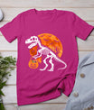 Halloween Shirt For Kids Toddler Skeleton Dinosaur Trex Boys T-Shirt