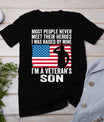 American Proud Veteran Son Veterans Day Memorial Day T-Shirt