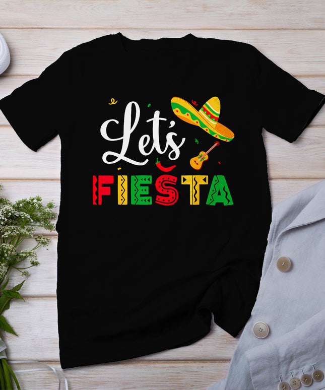 Let's Fiesta Cinco De Mayo Mexican Party Women Kids T-Shirt