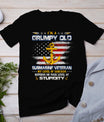 I'm A Grumpy Old Submarine Veteran Submariner Flag Vintage T-Shirt