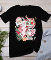 Christmas Santa Nurse Disco Ball Rn Cna Icu Med Surg Picu T-Shirt