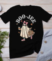 Cute Boo Jee Ghost Halloween Leopard Ghost Coffee Womens T-Shirt