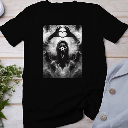 Halloween Horror Ghost Hand Heart Costume Men Women Kids T-Shirt