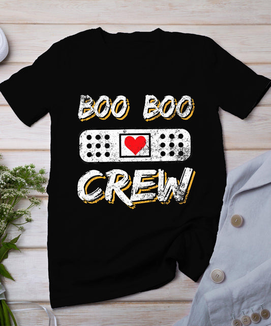 Boo Boo Crew Bandage Nurse Halloween Custome Nursing Rn T-Shirt