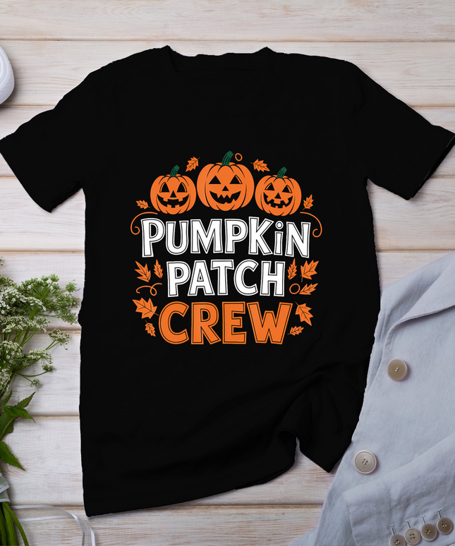 Pumpkin Patch Crew Funny Pumpkin Patch Squad Thanksgiving T-Shirt