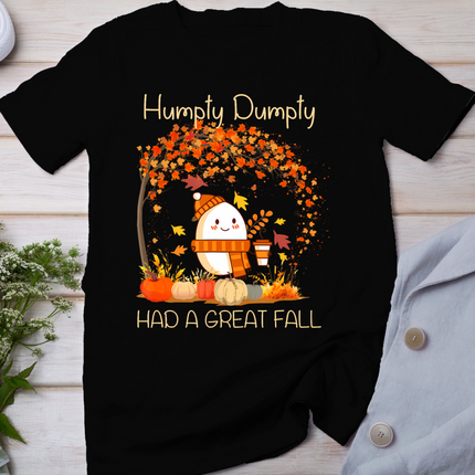 Humpty Dumpty Had A Great Fall Thanksgiving Autumn Halloween T-Shirt