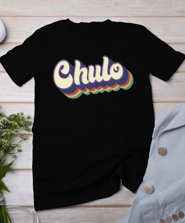 Chulo Latino Men Boys Cinco De Mayo Retro Spanish Mexican T-Shirt