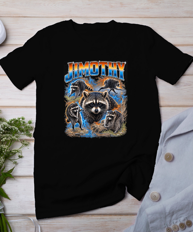 Jimothy Raccoon Seattle Meme Funny Trash Panda Wildlife T-Shirt