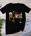 Halloween Nurse Nursing Cute Health Worker Halloween Pattern T-Shirt