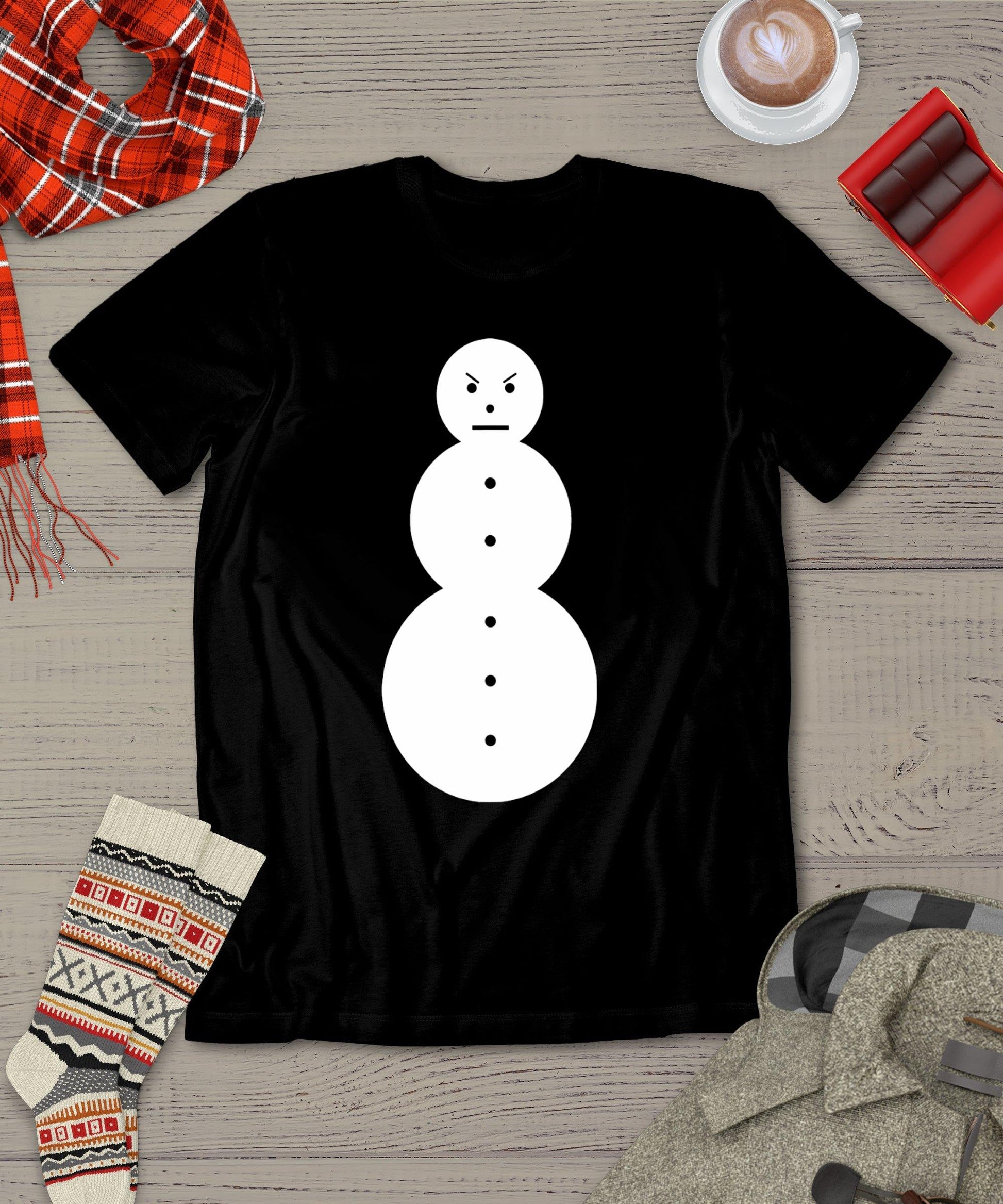 Funny Angry Snowman Shirt - The Jeezy Snowman T-Shirt