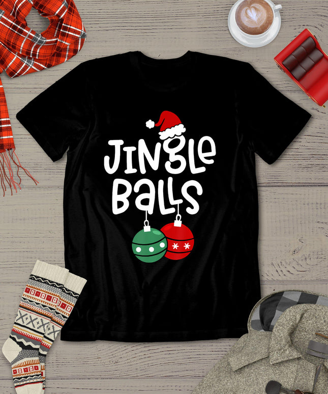 Jingle Balls Tinsel Tits Funny Matching Couple Chestnuts T-Shirt