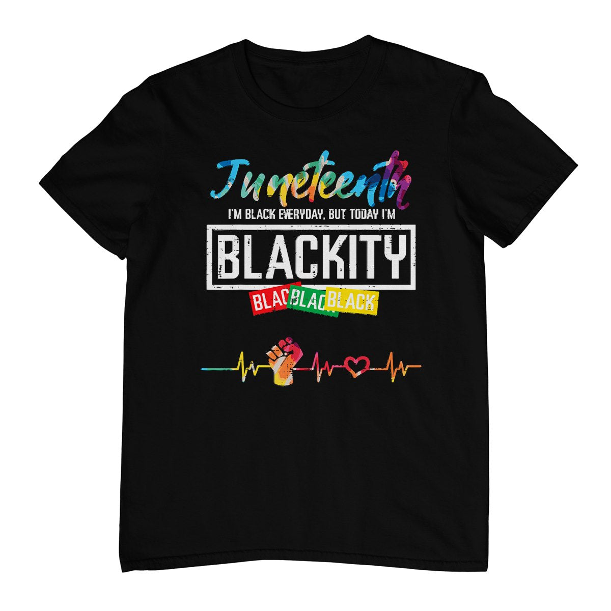 Juneteenth Blackity Black History African Women Girls Kids T-Shirt