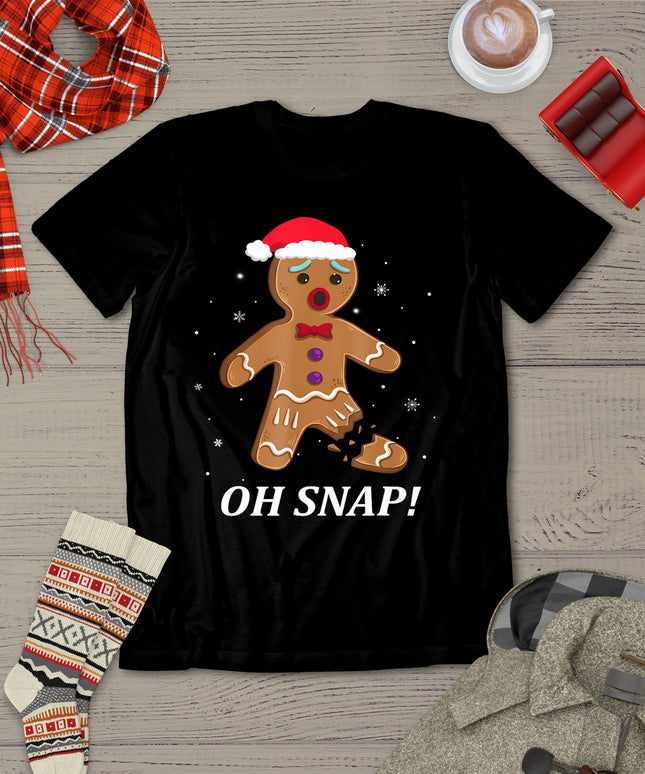 Gingerbread Man Oh Snap Christmas Cookie Costume Baking Team T-Shirt