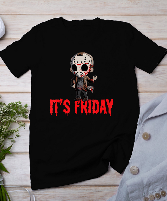 Funny Friday 13Th Funny Halloween Horror T-Shirt