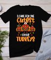 Care For Little Turkeys Nurse Fall Thanksgiving Scrub Top T-Shirt