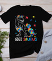 Gigi Saurus Autism Awareness Autistic Dinosaur Family T-Shirt