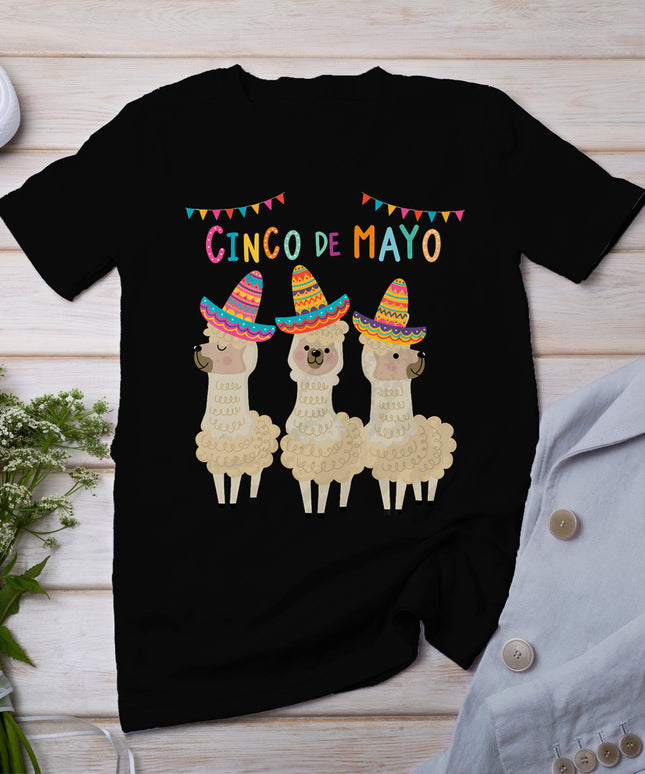 Cinco De Mayo Llama Fiesta Ultimate Party Vibe May 5th T-Shirt