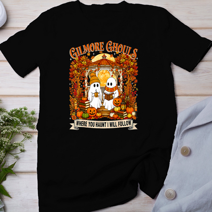 Gilmore Ghouls Where You Haunt I Will Follow Ghost Halloween T-Shirt