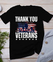 Thank You Veterans Day Memorial Day Partiotic Military Usa T-Shirt