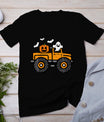 Monster Truck Ghost Pumpkin Halloween T-Shirt