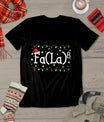 Fa (La)8 Funny Christmas Santa Fa La Math Teacher Student T-Shirt