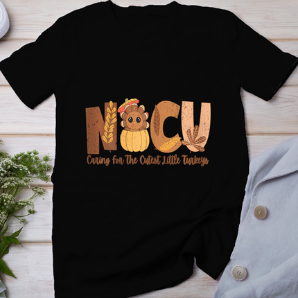 Nicu Fall Thanksgiving Nicu Nurse Caring For The Cutest Litt T-Shirt