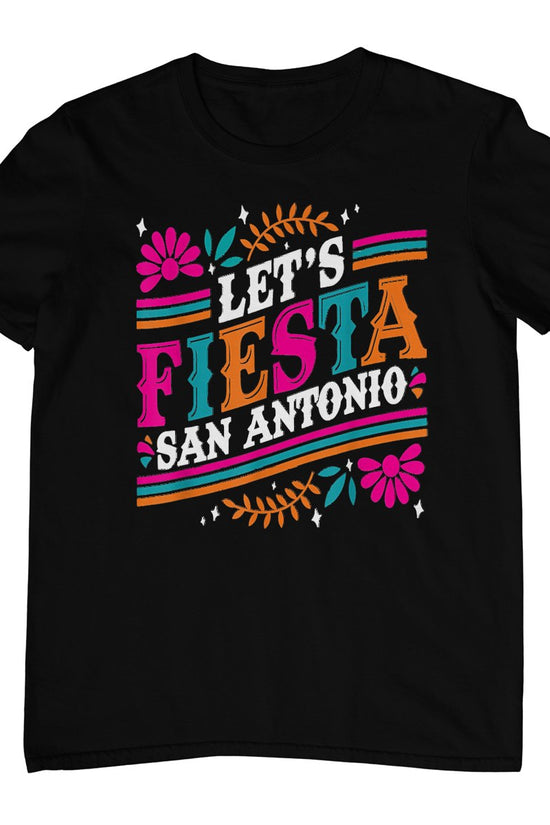 Lets Fiesta San Antonio Retro Fiesta Cinco De Mayo Mexican T-Shirt