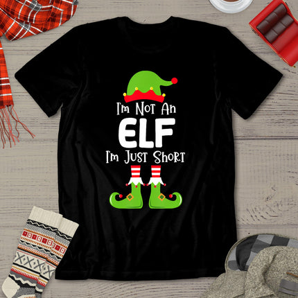 I'm Not An Elf I'm Just Short Family Christmas Pjs Matching T-Shirt