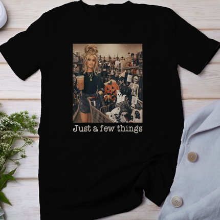 Retro Funny Just A Few Things Ghost Meme Sarcastic Halloween T-Shirt