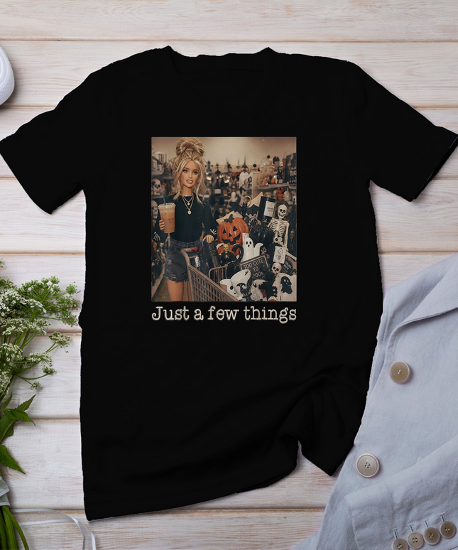 Retro Funny Just A Few Things Ghost Meme Sarcastic Halloween T-Shirt