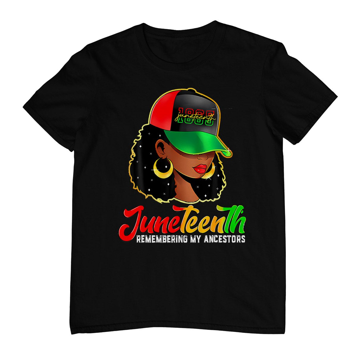 Black Women Juneteenth Tshirt Remembering My Ancestors T-Shirt